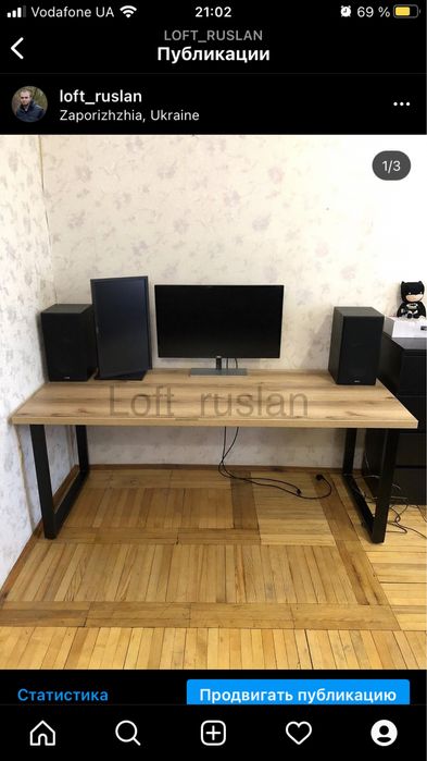 Столы лофт на заказ loft мебель компьютерные барные