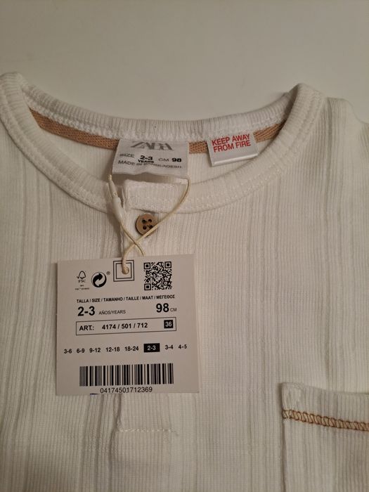Camisola Zara nova 2-3 anos