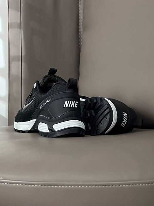 Мужские кроссовки найк с мехом Nike Rivah Fur Black [41-46]