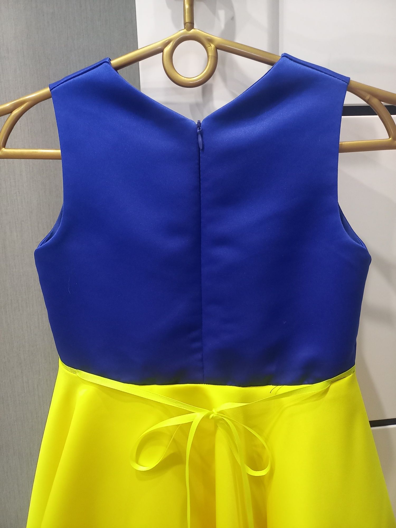 Плаття, українське Плаття, жовто синє платтячко