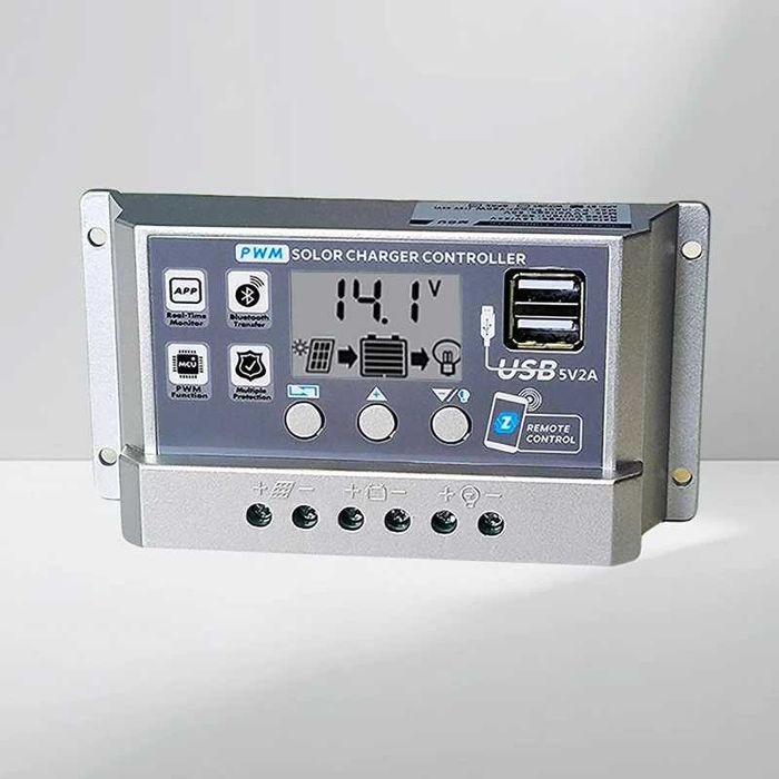 Controlador de carga solar pwm, wi-fi,
bluetooth