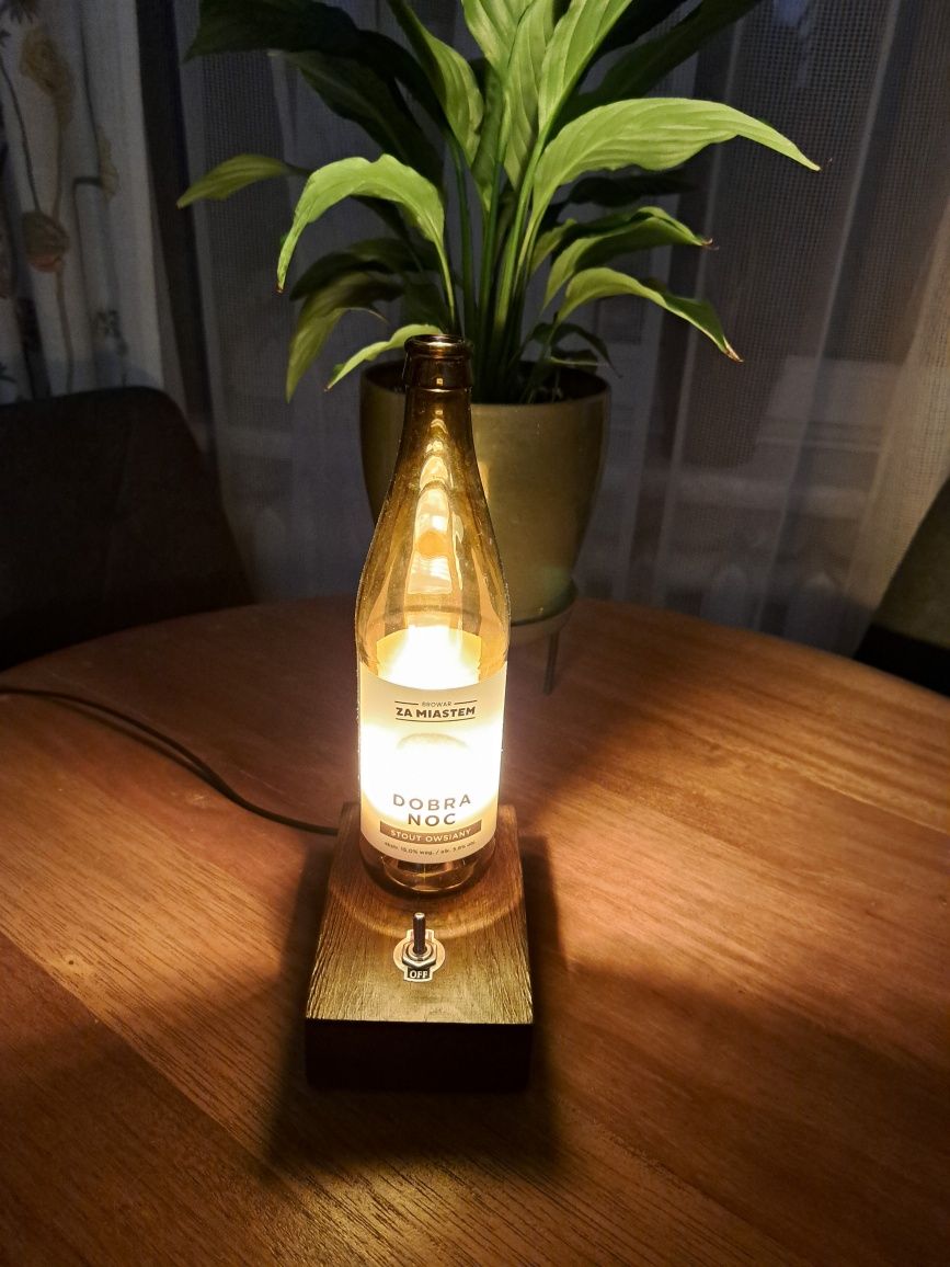 Lampka LED z wyjątkowej butelki