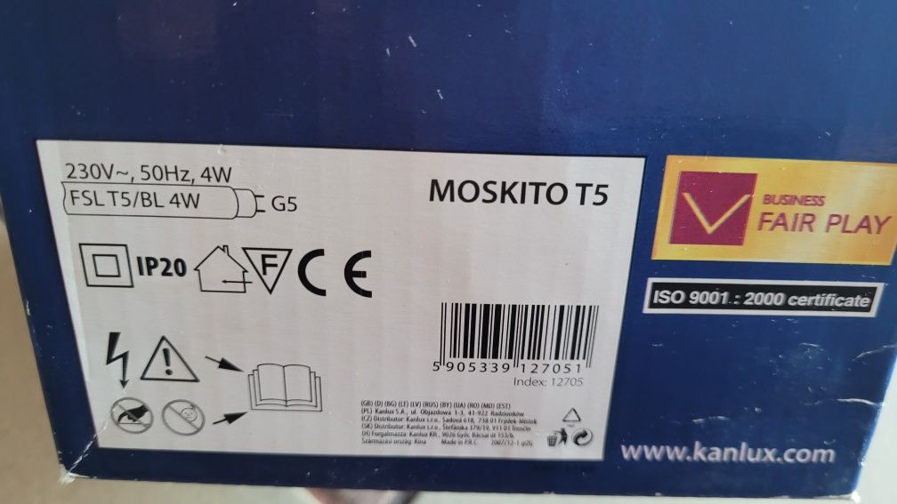 Lampa owadobójcza Nowa Kanlux