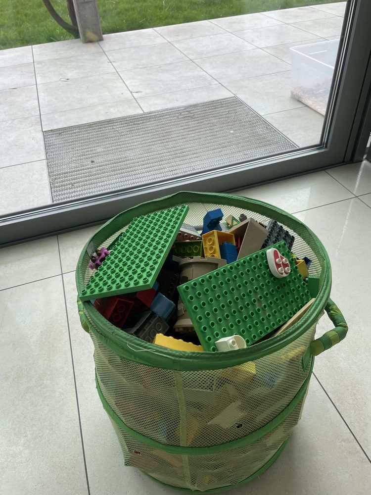 Klocki lego duplo na wage 10 kg + kolejka elektryczna GRATIS