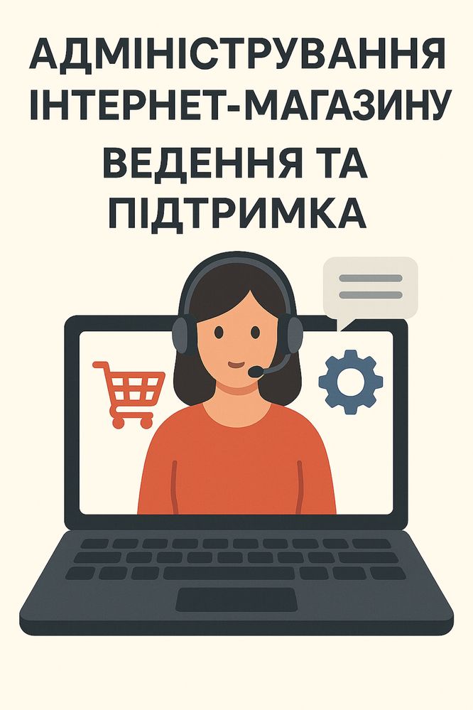 Адміністрування інтернет-магазину, ведення та підтримка сайту
