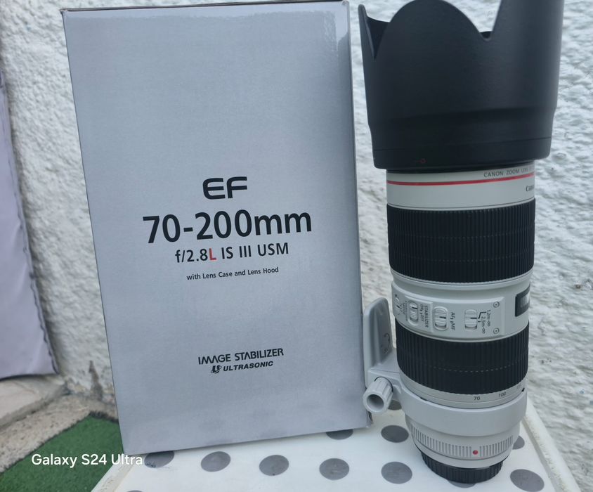 Objetiva Canon EF 70-200mm f2.8L IS III USM Como Nova com garantia