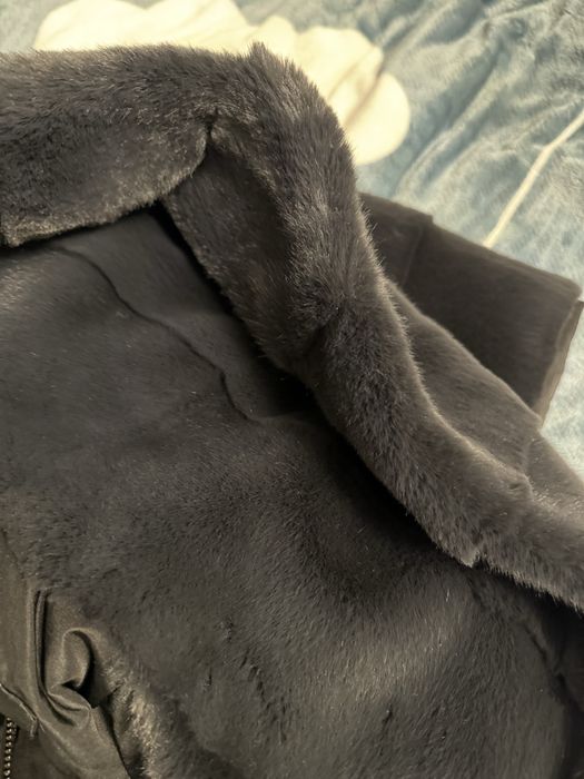 Шуба искусственный полированый мех