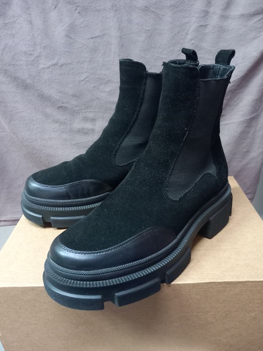 Черевики зимові, шкіряні