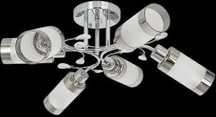 Lampa sufitowa ELEM GRACJA 6-punktowa chrom