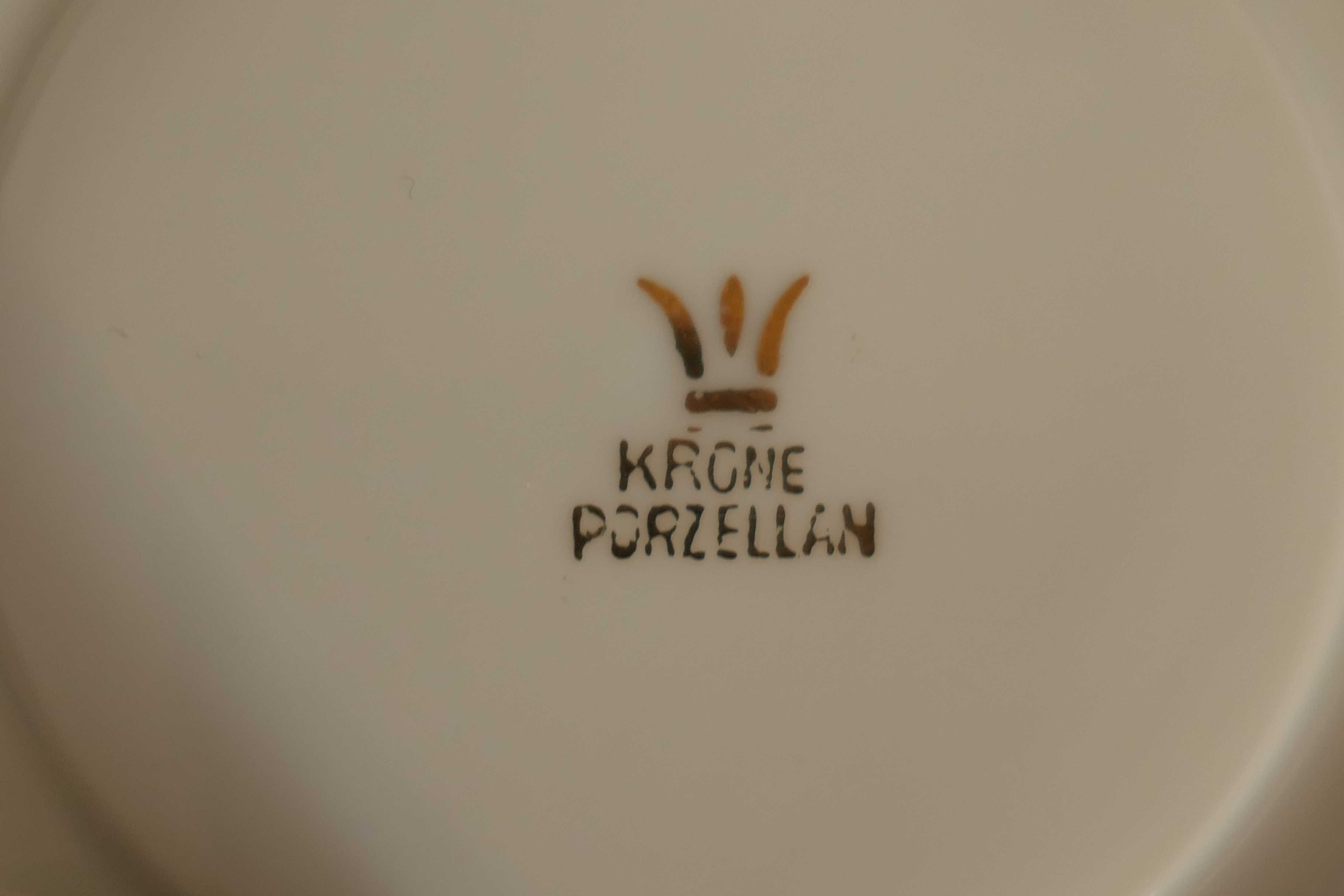 Filiżanka z podstawkiem porcelana Krone