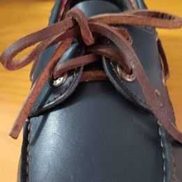 Sapatos novos vela castanho e azul nºs 41/42