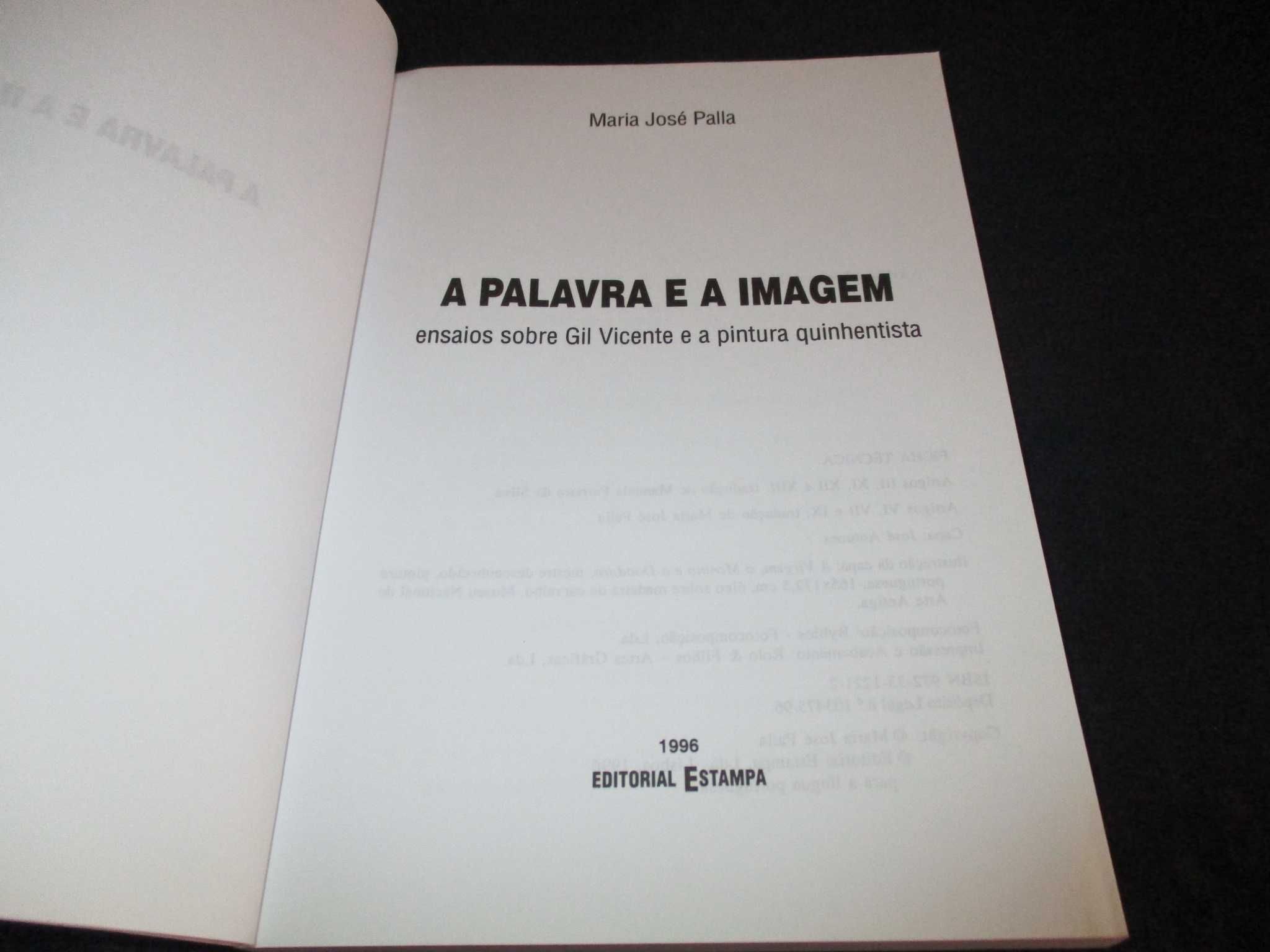 Livro A Palavra e a Imagem Maria José Palla