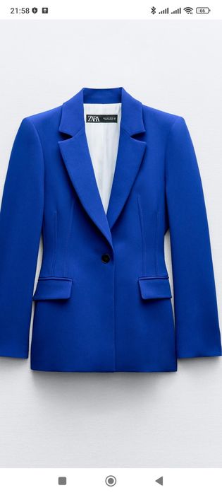 Garnitur nowy kobaltowy hit r.38 Zara