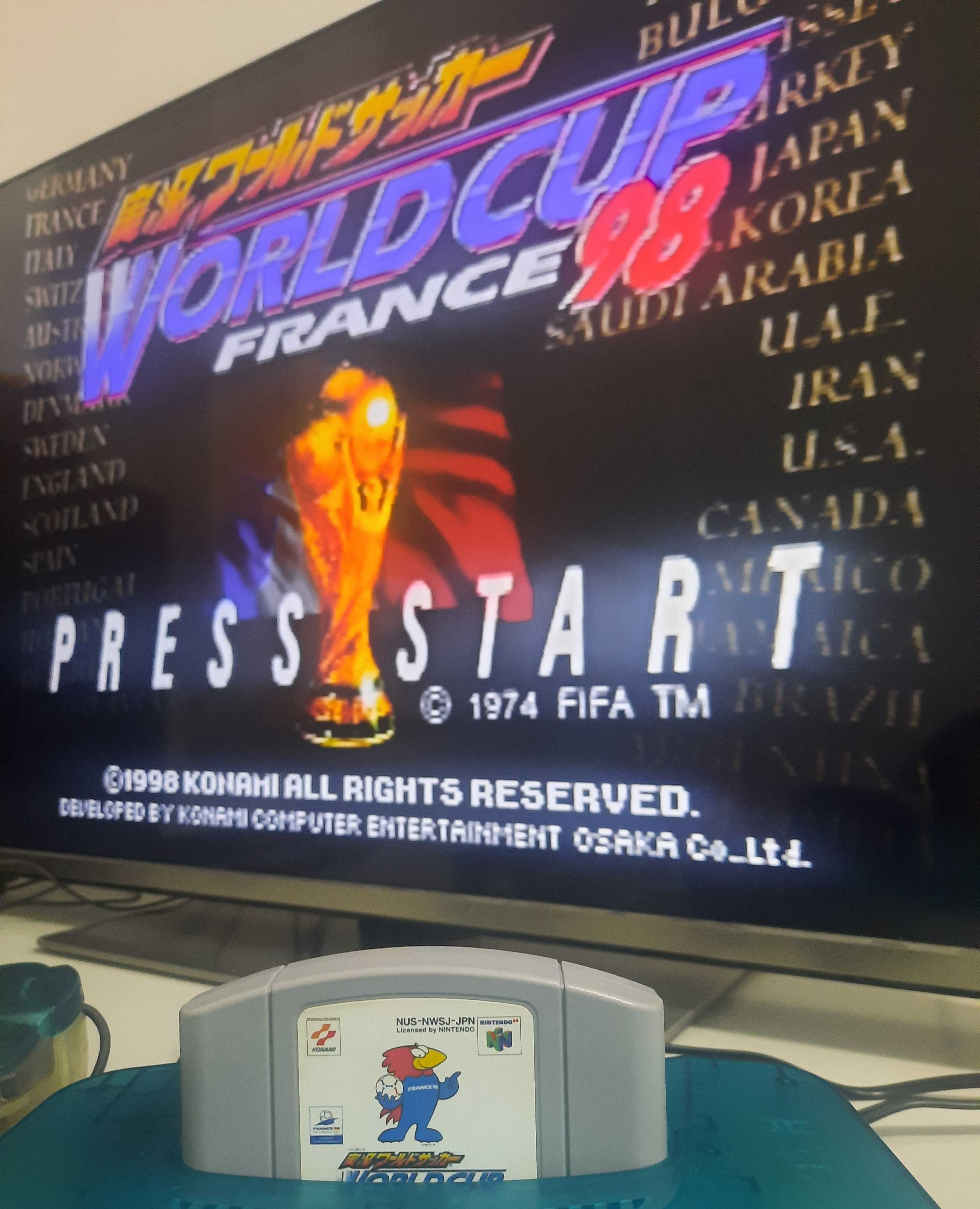 Jikkyou World Soccer - World Cup France 98 / N64 [NTSC-J]