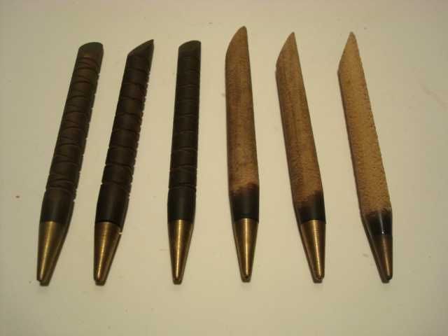 Раритетні ебонітові письмові ручки
