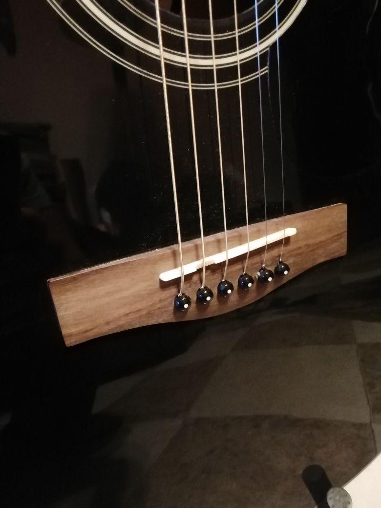 Guitarra Squier SA-105 CE BK