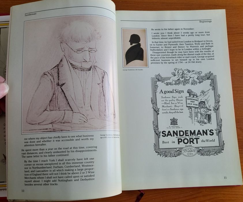 Livro bicentenário Sandeman