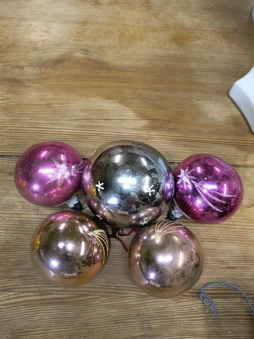 Bombki choinkowe Prl