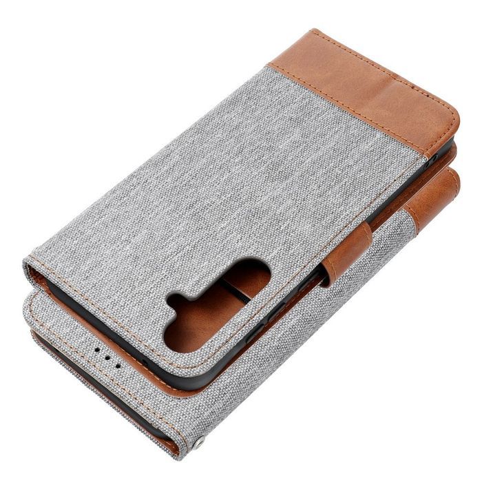 Kabura JEANS Book do SAMSUNG A55 5G szary