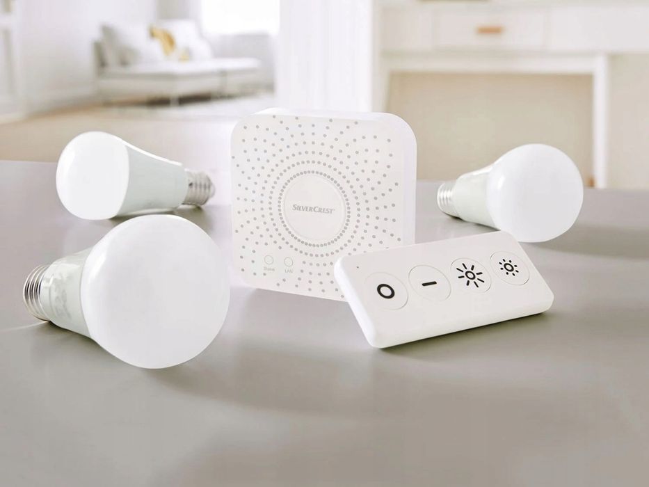 Livarno Lux Zestaw startowy Zigbee Smart Home E27 Żarówki Kolor Pilot