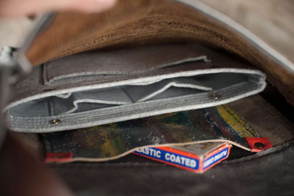 Torba duża A4 z małym kotem rękodzieło