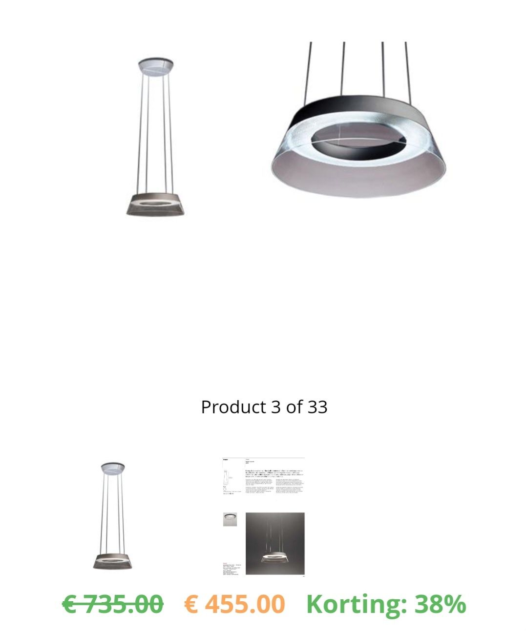 Artemide ierace lampa wisząca