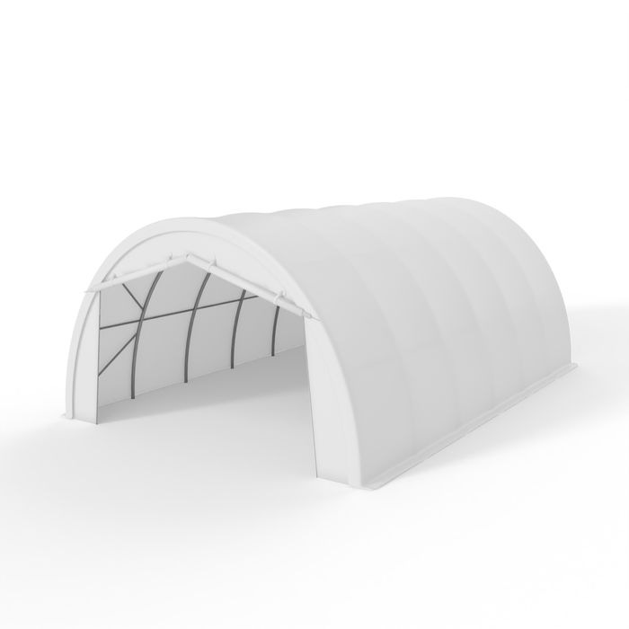 Hala namiotowa łukowa 6,1x12,8m PVC 750g/m²
