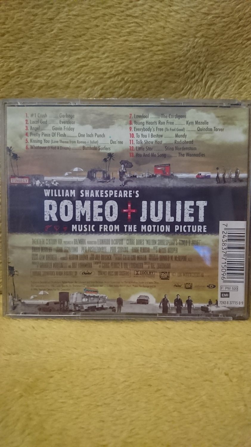 Romeo + Juliet - Soundtrack CD.