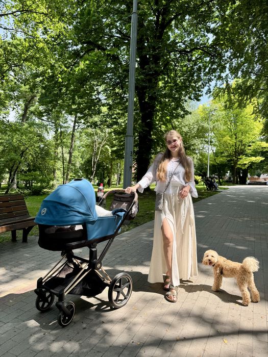 Cybex Priam 4.0 Mountain Blue і Onyx Black Rose Gold