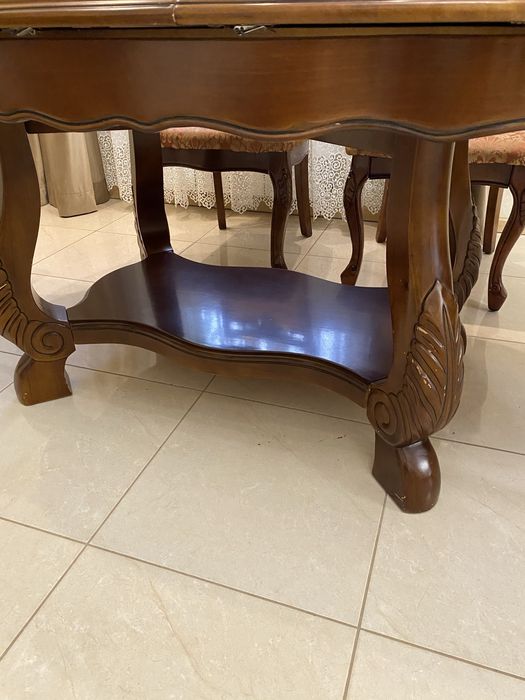 Стіл обідній дубовий розкладний 150/180*100. Виробник Індонезія.