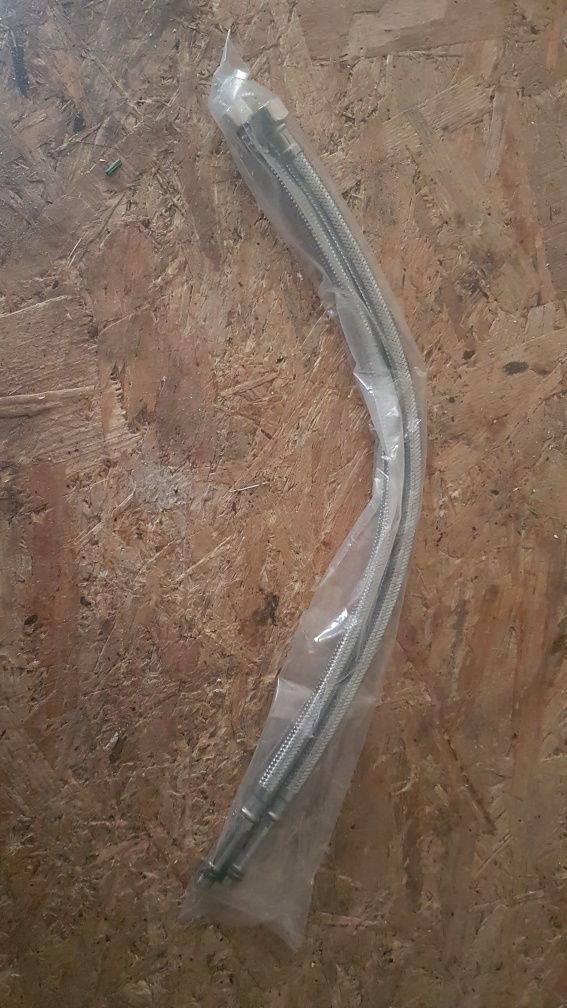 Komplet wężyków 3/8 x  1/8 Do zimnej i ciepłej wody 45cm wężyk