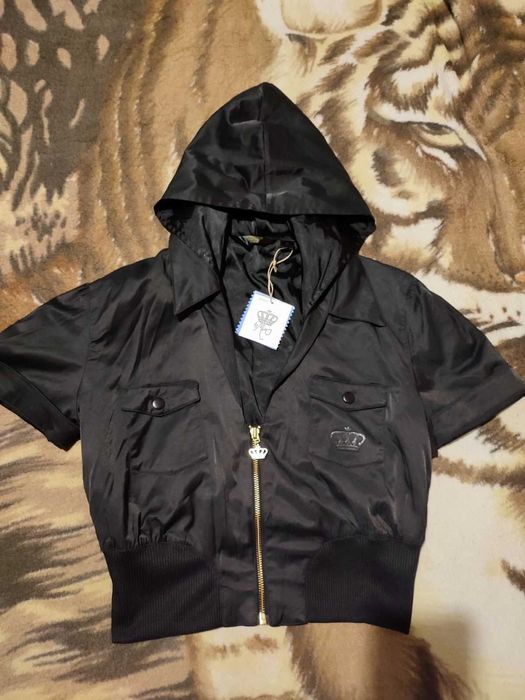 Женская укороченная ветровка адидас adidas