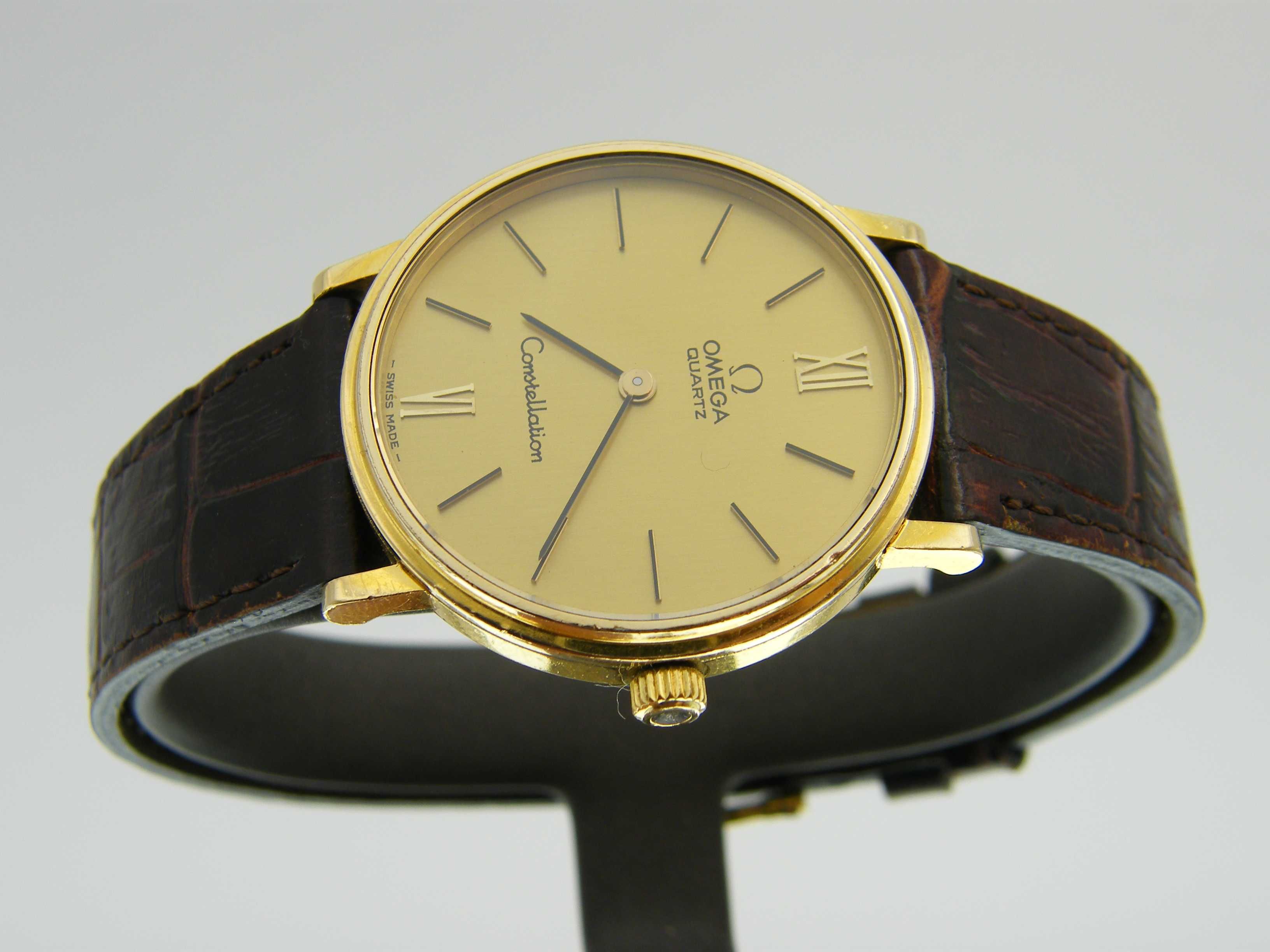 Omega Constellation Gold Plated Quartz 191.032 Piękna
