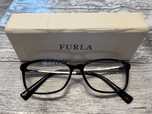Furla okulary damskie korekcyjne czarne oprawki do czytania +0,5