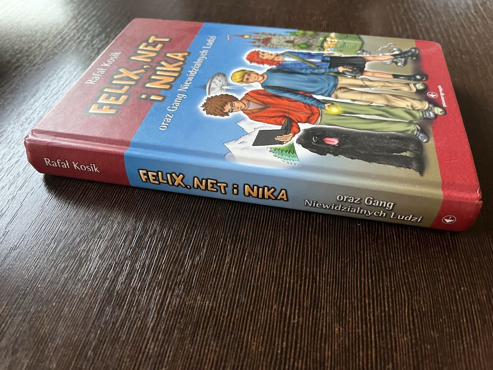 Ksiazka dla dziecka felix net i nika oraz gang niewidzialnych ludzi