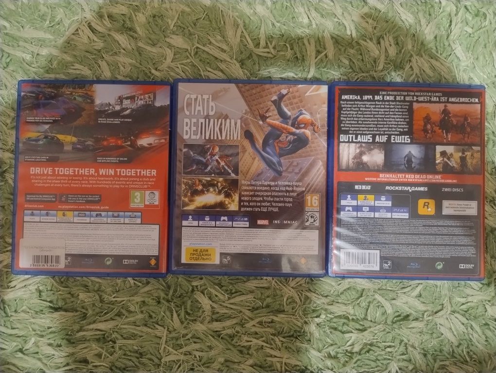 Ігрові диски для PS4/PS5