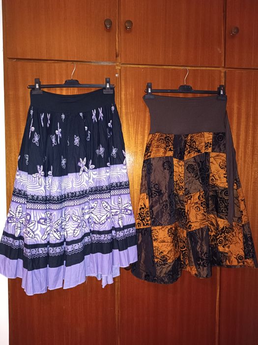 Saias compridas de senhora