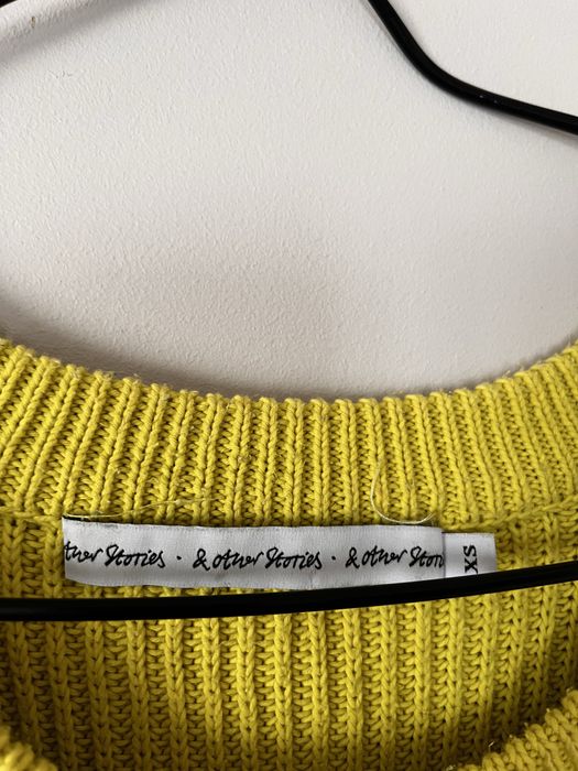 Sweter cytrynowy xs