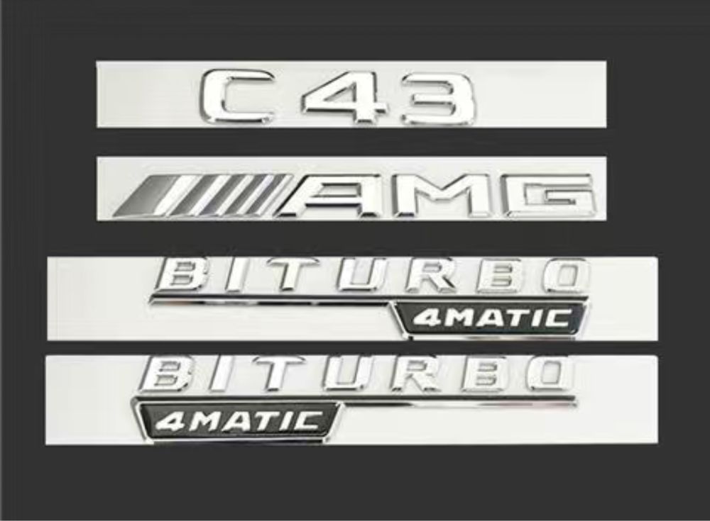 Комплект шильдиків C63S AMG V8biturbo