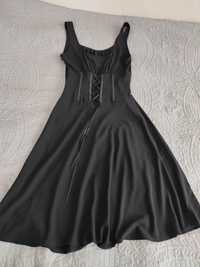 Warehouse gorsetowa czarna  sukienka rozm 38 ,UK 10