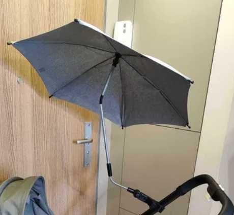 Parasolka do wózka szara