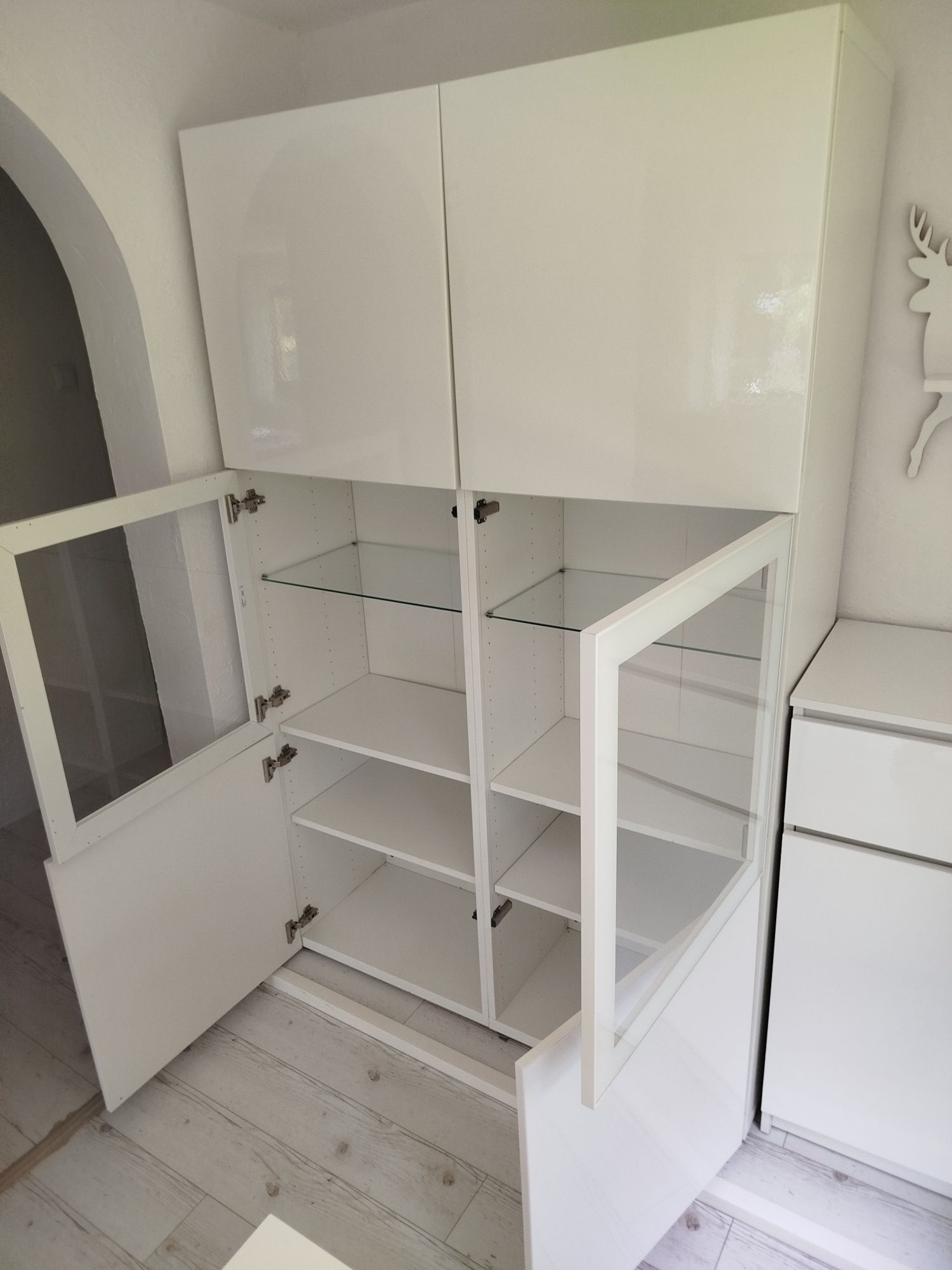 Basta Ikea biała witryna , regał Kołobrzeg
