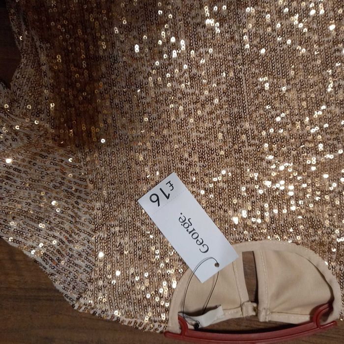 Нарядное платье с пайетками George 9-11 лет и болеро