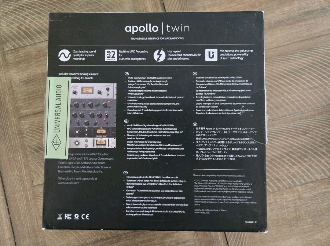 Universal Audio Apollo Twin MK2 com pack vst