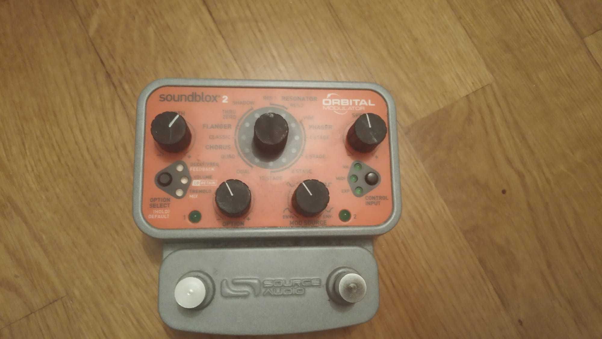 Pedal Soundblox Orbital Modulator 2-Phaser,Flanger,Univibe,Chorus,etc