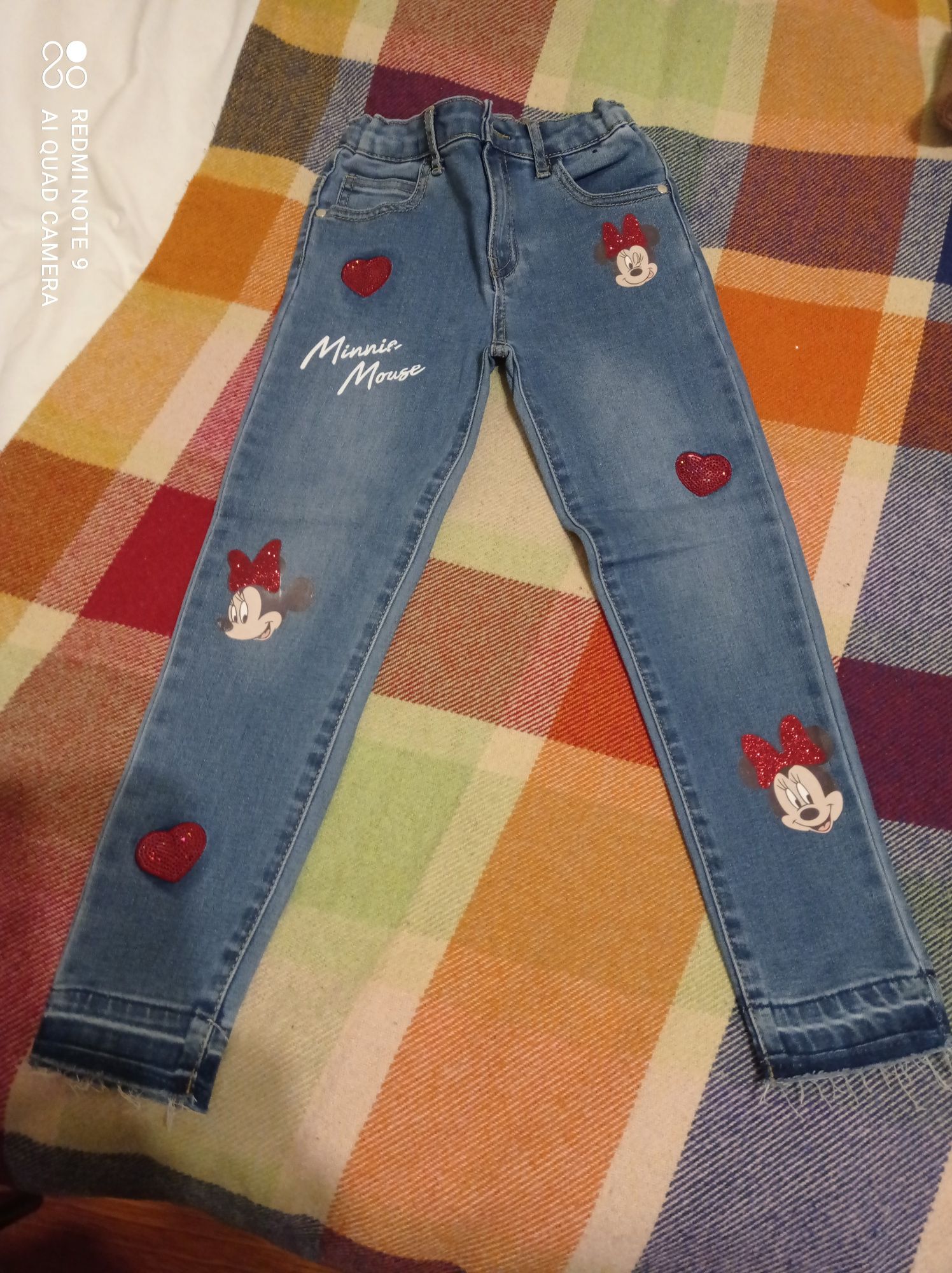 Calça de ganga Minnie 6/7A  com oferta