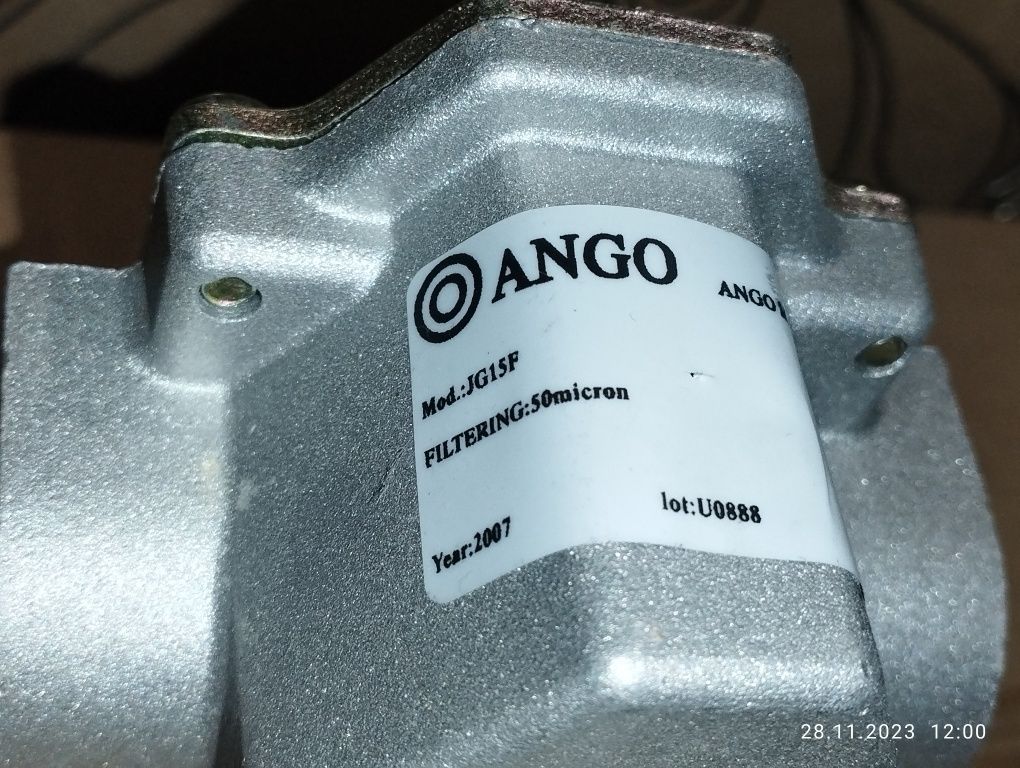 Фильтр Ango для газа