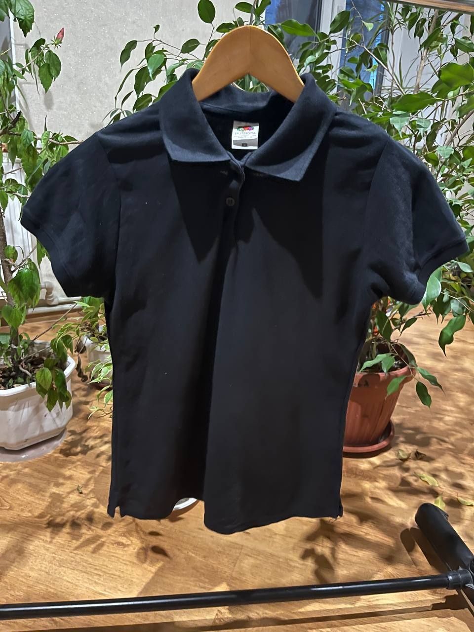 Black polo Fruit of the loom