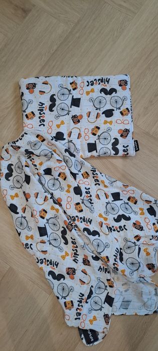 Komplet bambusowy do wózka  otulacz