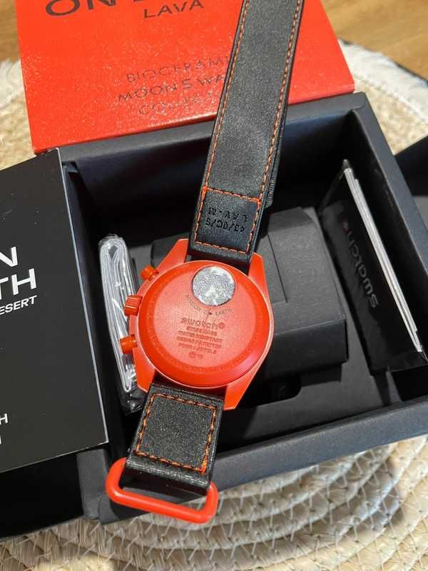 Omega x Swatch Lava SO33O100 Hit Sprzedaży Lato 2024